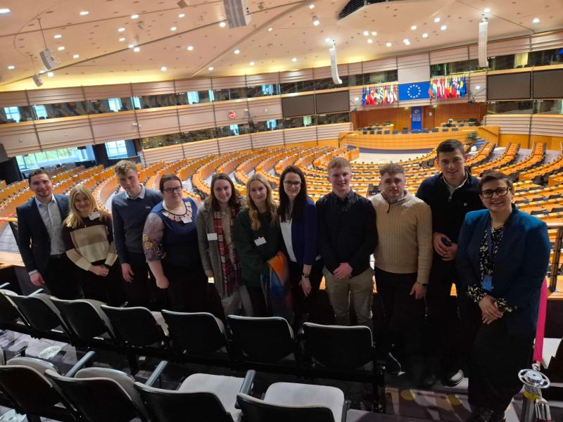 Young Longford and Midlands farmers meet with EU Commissioner for Agriculture in Brussels