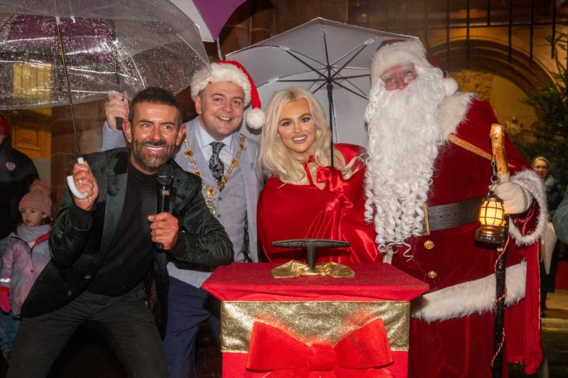 Derry glows with festive cheer at annual Christmas light switch-on with special VIP guest