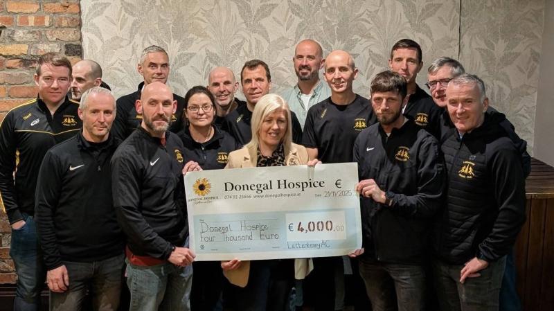 Letterkenny AC marathon runners raise €4,000 for Donegal Hospice