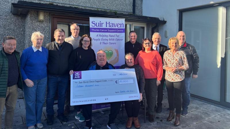 Local Tipperary cancer support centre accepts generous €15,000 donation