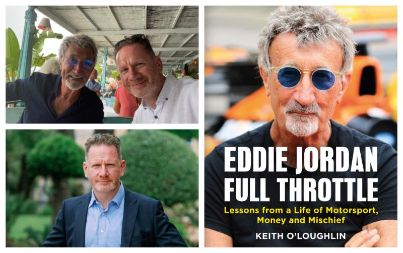 New book by Laois native Keith O’Loughlin honours Formula One legend Eddie Jordan