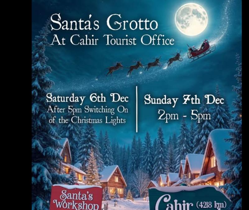 Huge  excitement builds as Santa Grotto to open at a Tipperary venue 