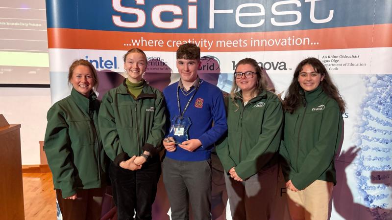 Tipperary student wins Cleaner Climate Award at 2025 SciFest National Finals