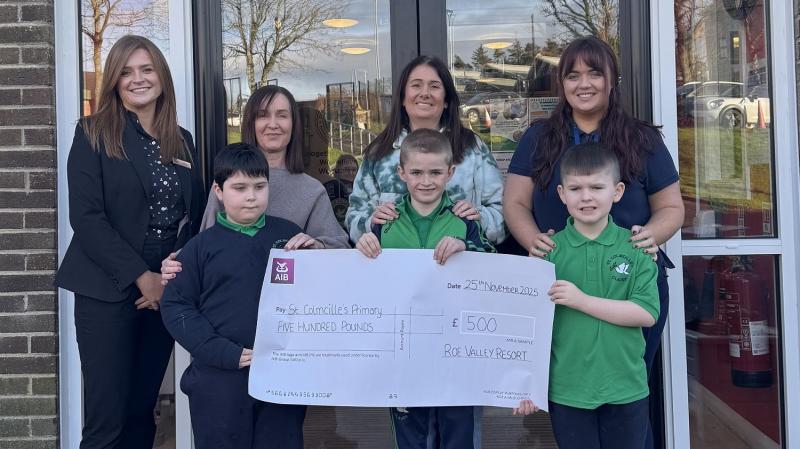 Claudy school crowned winners of Roe Valley Resort’s scarecrow competition