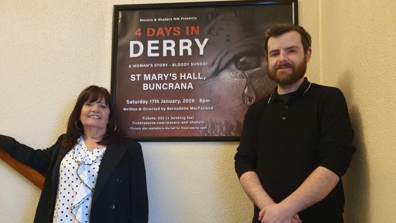 Acclaimed Bloody Sunday play coming to Buncrana after  sell-out run in Derry