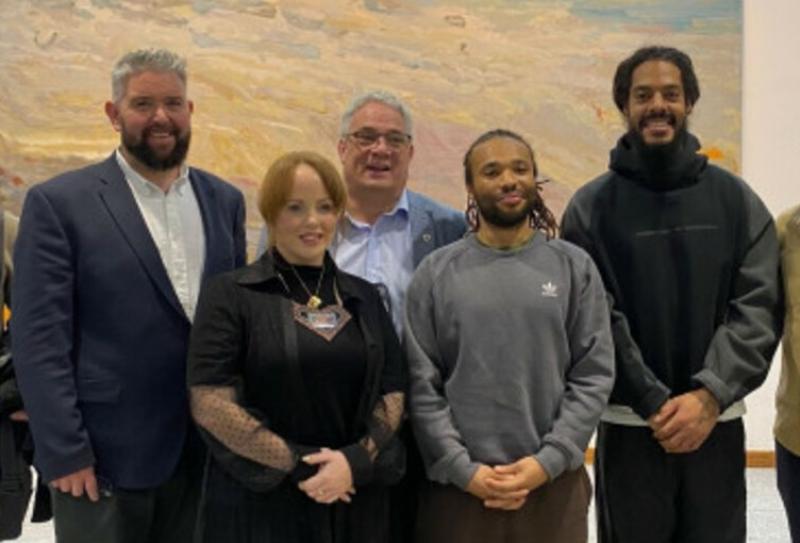 Waterford TD pictured alongside controversial UK punk-rap duo Bob Vylan