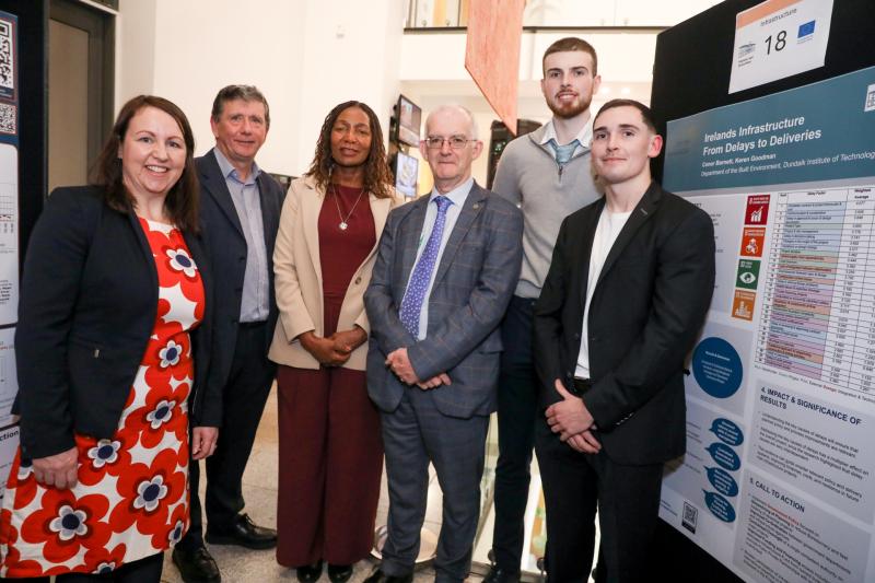 Dundalk IT students join peers to present research in the Oireachtas