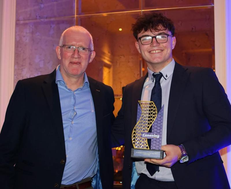 National Canoeing Award for Longford’s Jake Bermingham