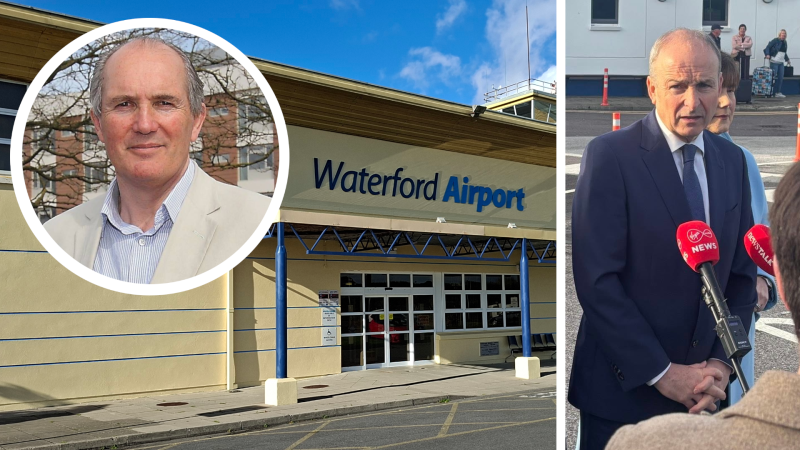 Waterford public left with ‘begging bowls out’ as Taoiseach backs Kerry Airport 