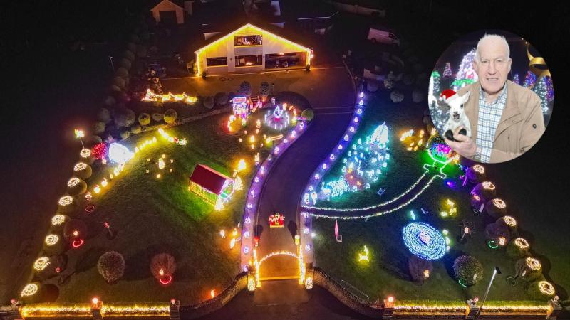 Tom Giblin’s live animal nativity and Christmas lights are coming to life 
