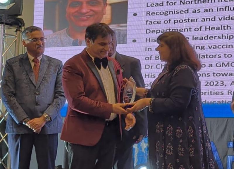 Derry anaesthetist and equality campaigner receives prestigious BAPIO award