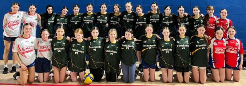 Drumshanbo's first-year volleyballers fall short against the brilliant Ballinasloe team