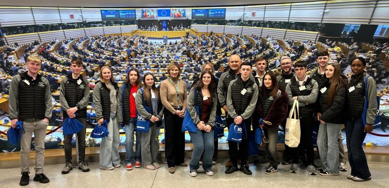 MEP Carberry hosts Mid Louth Youth Service in Brussels