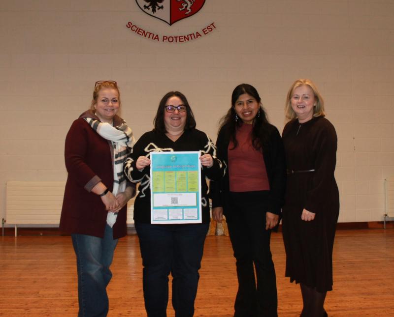 Laois school launches annual Language Scholarships