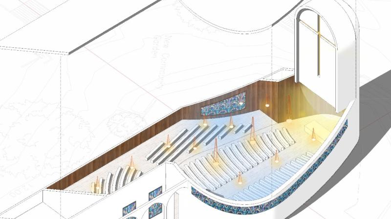 MacGabhann Architects reveal plans for Teach Pobail Mhuire following fire