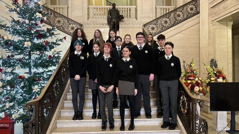 Stormont insight for Coláiste Eoghain students