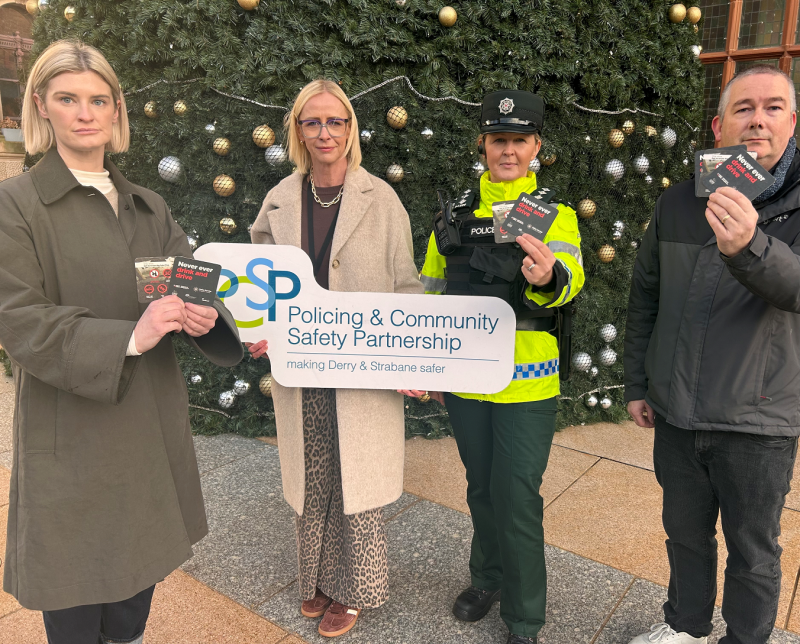 Derry businesses support police drive to end festive drink driving