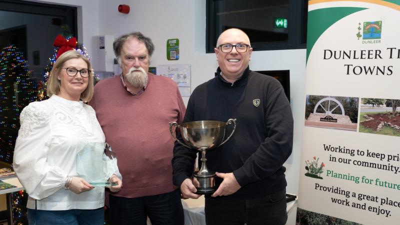 Dunleer Tidy Towns community awards night saw 18 awards presented to volunteers