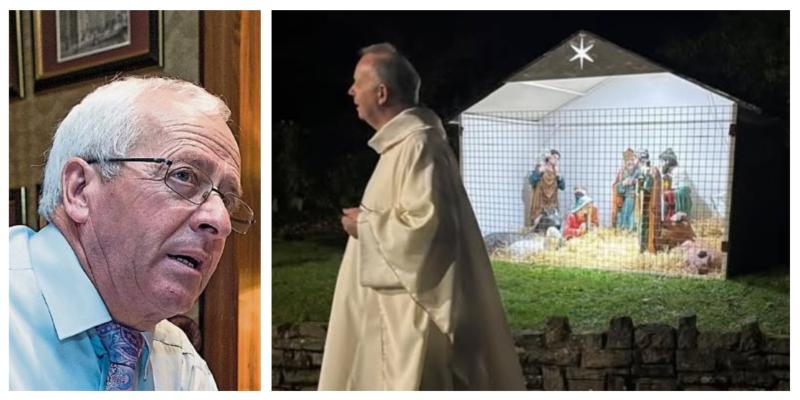 Mattie McGrath attends crib blessing for Feast of the Immaculate Conception