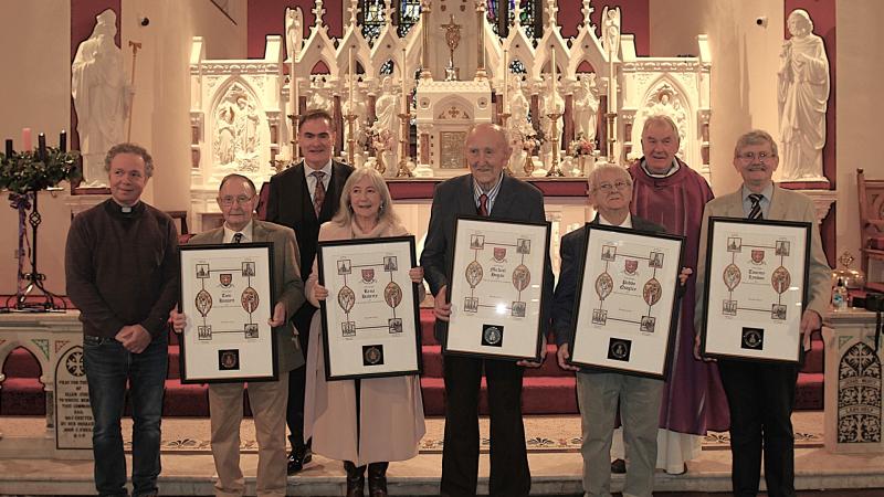 Five Offaly parishioners presented with the St Brendan's Medal