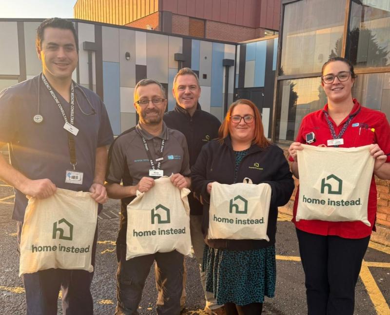 Home Instead Foyle and Erne marks first year in business by supporting Altnagelvin Hospital