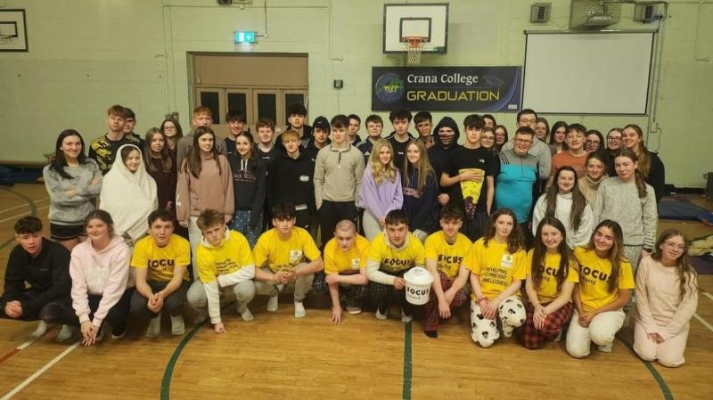 Crana College students pull all-nighter for good cause