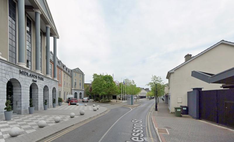Celtic tiger Portlaoise street in darkness over streetlighting problem