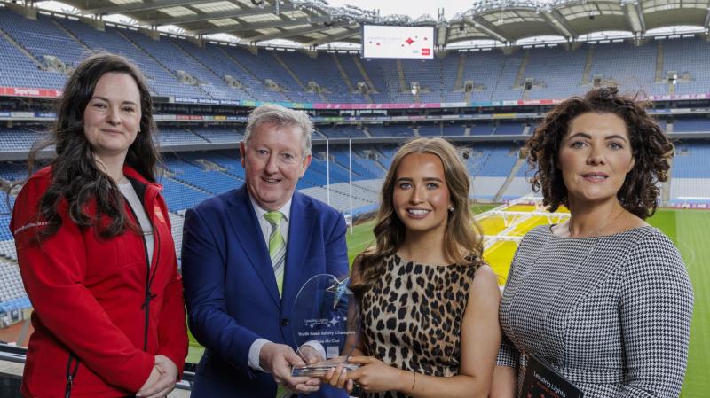 ATU Donegal's Claire McCaul receives national recognition at the road safety awards