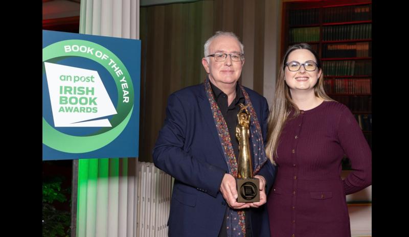 'A special moment': University of Limerick professor wins top honour at An Post Irish Book Awards