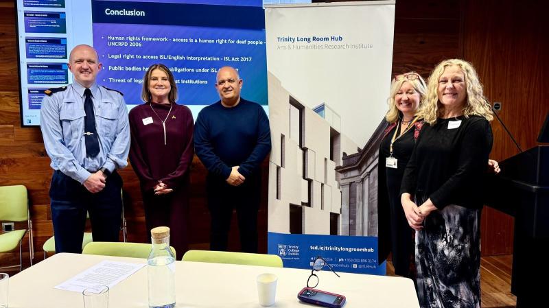 Donegal Inspector attends a conference on sing languages in Dublin