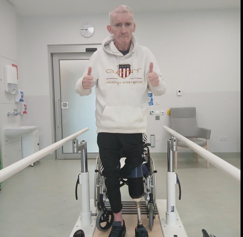 'Don't ignore your doctor' urges Dundalk man after losing leg