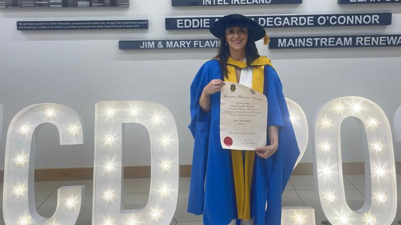 Donegal woman graduates from University College Dublin with PhD