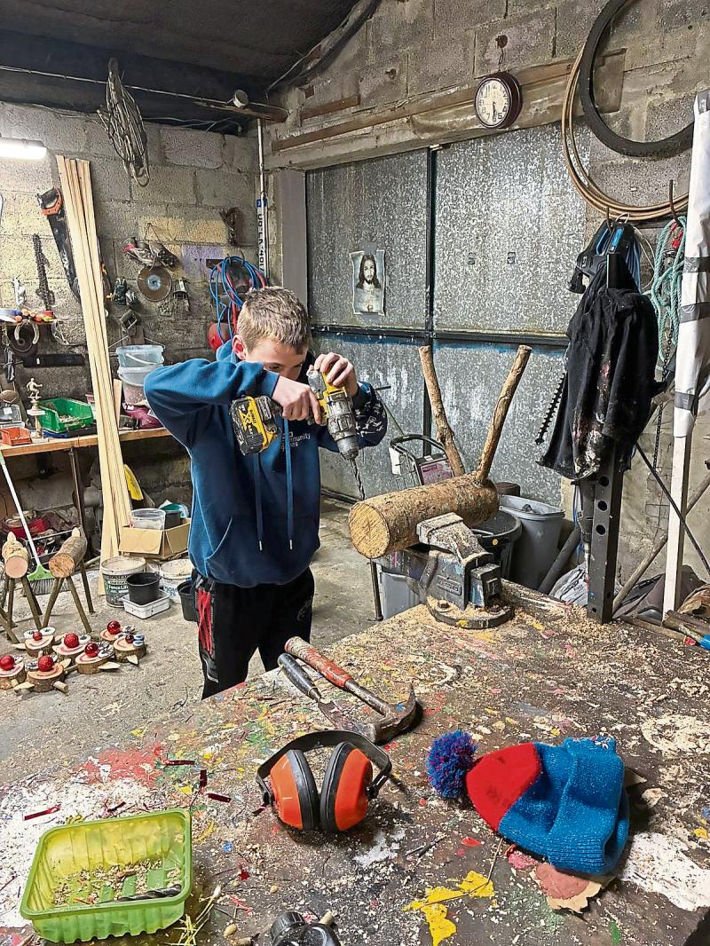 Clare charities to benefit as kind-hearted duo welcome new arrivals to wooden reindeer herd