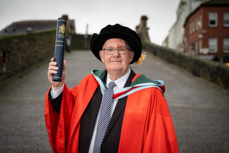 Donegal's Lord William Hay receives Ulster University Honorary Doctorate