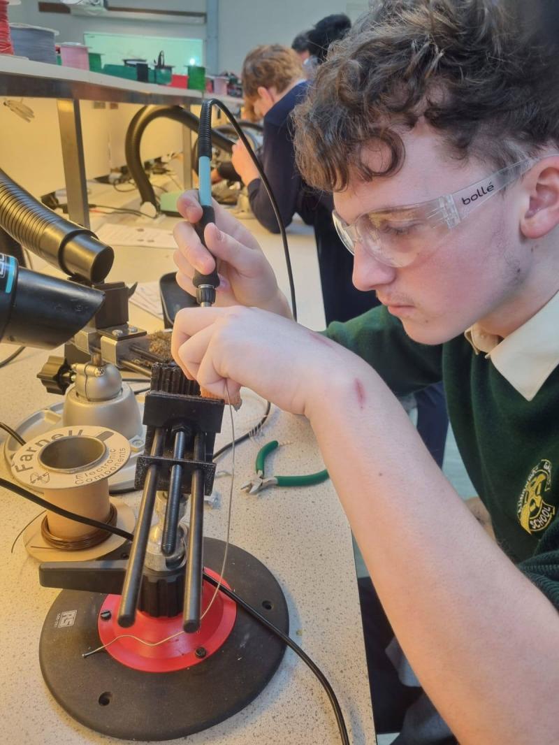 Offaly school prepares for CanSat Challenge after launch workshop 