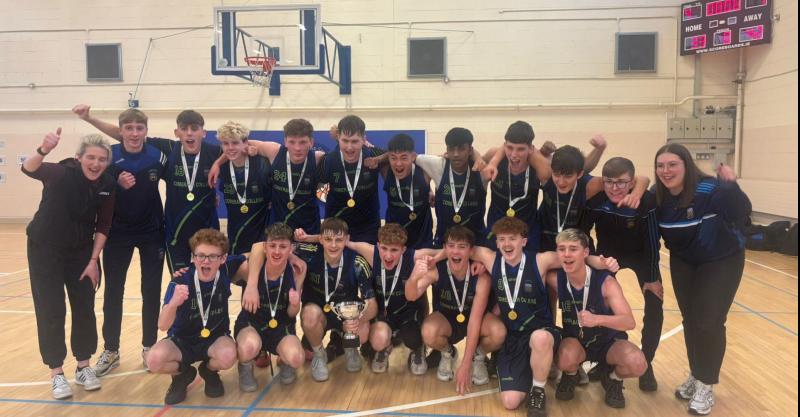 Carrick-on-Suir school's Under 19 boys basketball team wins South East title 