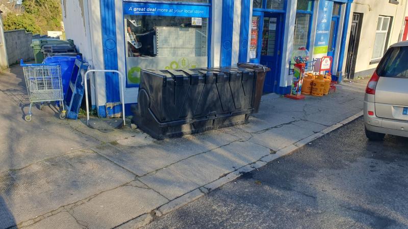 'The footpaths are very brittle and broken up' in Leitrim town, says local councillor 