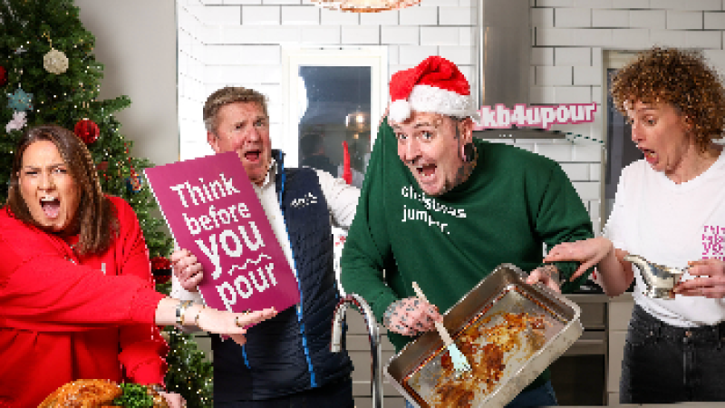 Uisce &Eacute;ireann's 'Think Before You Pour' campaign urges Louth Households against pouring grease down the sink