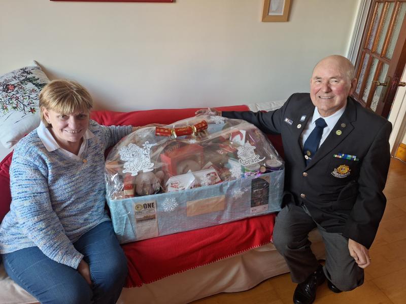 Winners of Christmas Hamper in aid of the Michael McNeela branch announced.