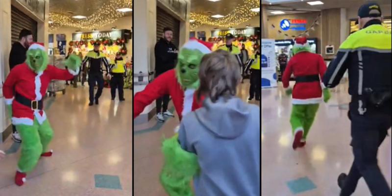 Garda Grinch chase and arrest 