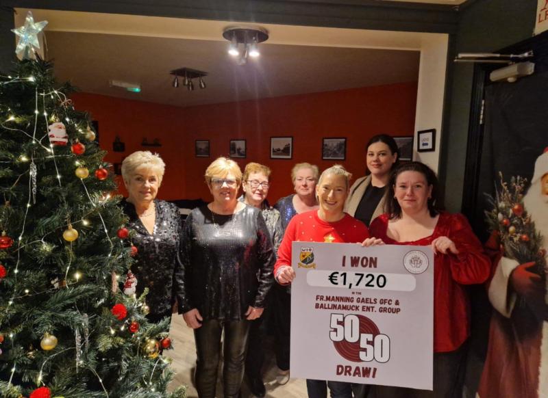 Congratulations: Michelle strikes it lucky with nice win in north Longford 50/50 draw