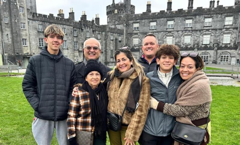 'The voice of the UEFA Champions League' spotted holidaying in Kilkenny