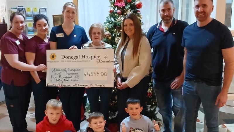 Over &euro;9,000 raised for two charities in memory of the late George McHugh