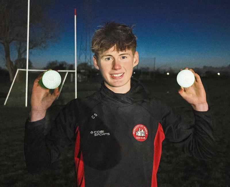 Limerick entrepreneur, 16, invents sliotar to facilitate hurling in the dark