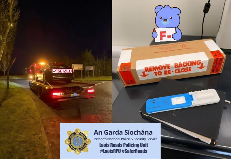 Laois Garda&iacute; arrest drug driver 'who tested positive for half a pharmacy'