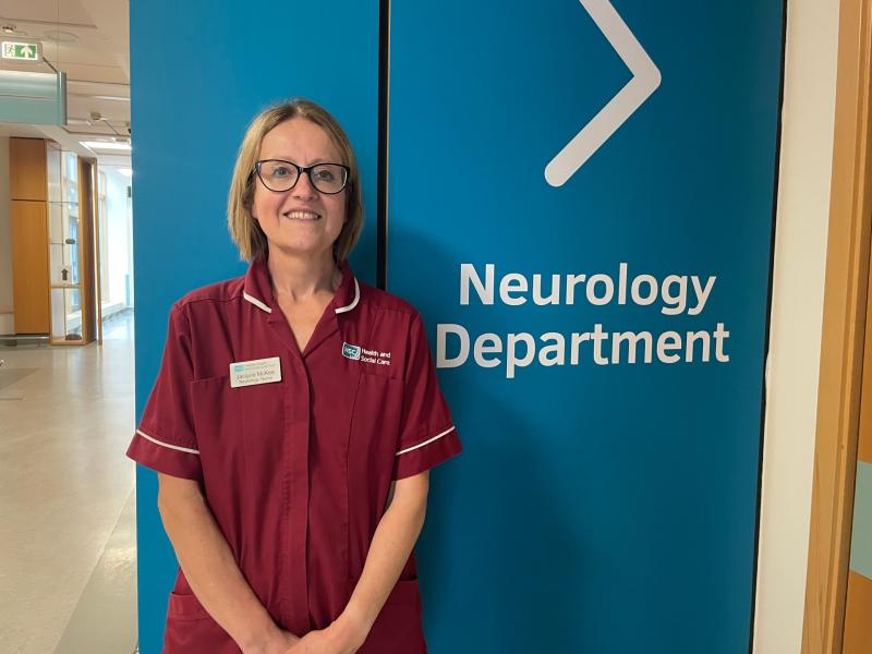 Specialist Neurology nurse Jacqui McKee