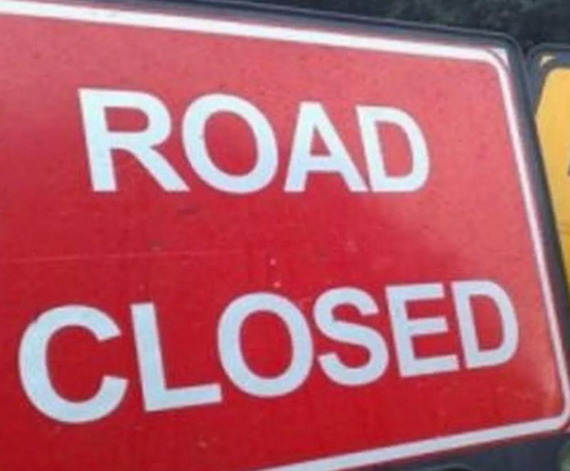 County Derry road closed to traffic due to lorry blocking it 
