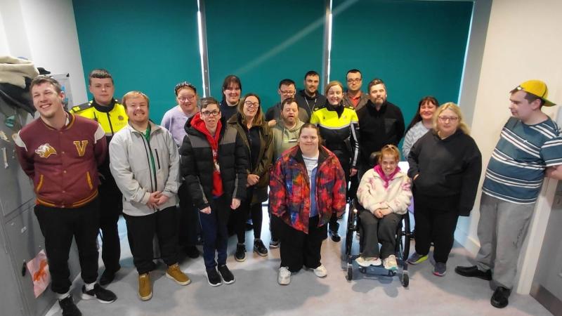Letterkennt garda&iacute; pop into Donegal Community Inclusion Training Services