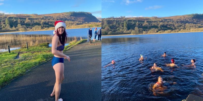 Christmas Day swim sees Leitrim woman raise over &euro;1000 for Gaza Appeal