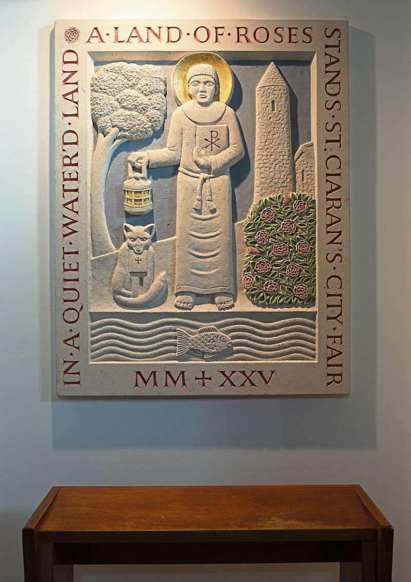 Statue of St Ciaran
